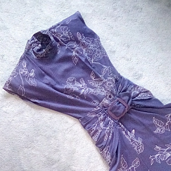 Beautiful Navy Blue Dress by PEA PATCH - Picture 2 of 6